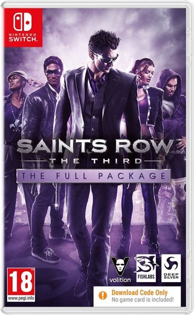 Saints Row : The Third Le Gros Paquet Edition Complete Code in a box Nintendo Switch