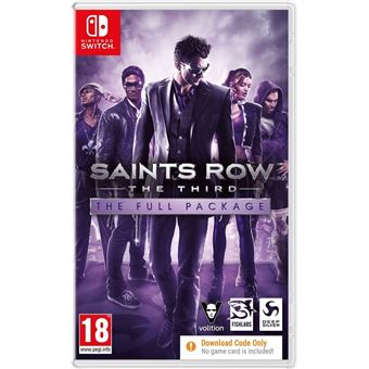 Saints Row : The Third Le Gros Paquet Edition Complete Code in a box Nintendo Switch