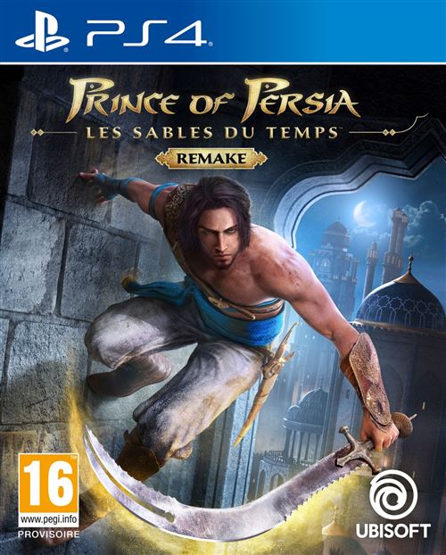 Pochette avant du jeu Prince of Persia : Les Sables du Temps Remake PS4