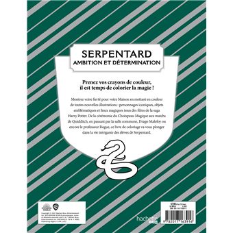Harry Potter - Serpentard - le livre de coloriage officiel