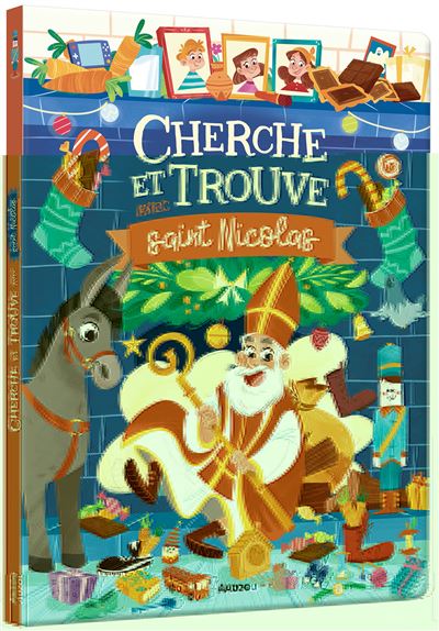 Cherche et trouve avec saint nicolas - Marta Comito - cartonné