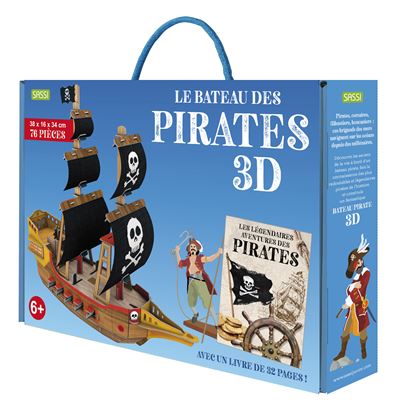 Le bateau des pirates 3D -  Collectif - Boîte ou accessoire
