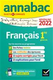 Annales du bac Annabac 2022 Français 1re générale