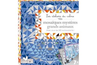 Mosaïques mystères grands animaux - mini boite avec accessoires