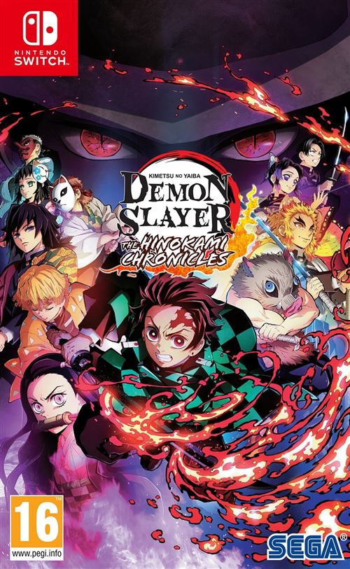Pochette avant du jeu Demon Slayer Kimetsu no Yaiba The Hinokami Chronicles Nintendo Switch