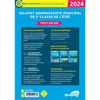 Adjoint administratif principal de 2e classe de l'État