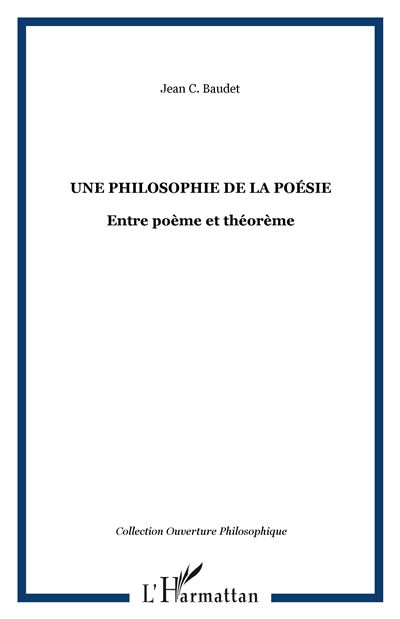 Une philosophie de la poésie