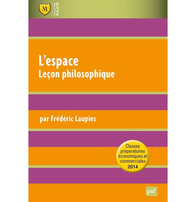 L'espace, leçon philosophique