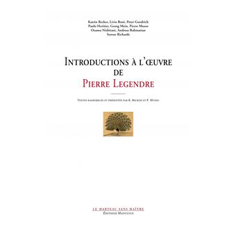 Une introduction à la philosophie de Pierre Legendre