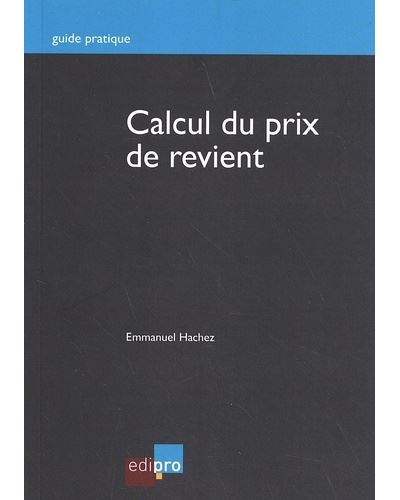Calcul du prix de revient