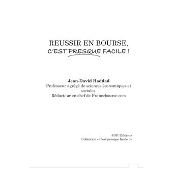 Réussir en bourse c est presque facile