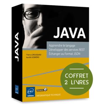 Java Coffret de 2 livres, Apprendre le langage, Développer des services