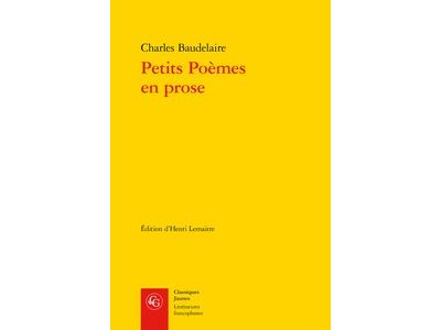 Petits poemes en prose