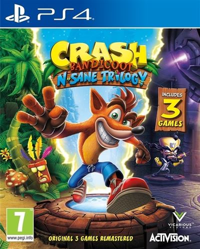 CRASH BANDICOOT N.SANE TRILOGY UK PS4