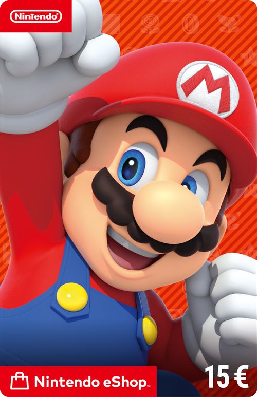 Pochette avant du jeu Code de téléchargement pour approvisionnement de compte Nintendo eShop 15€