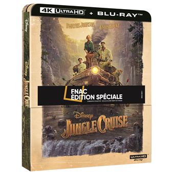 Jungle Cruise Edition Spéciale Fnac Steelbook Blu-ray 4K Ultra HD