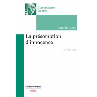 La présomption d'innocence