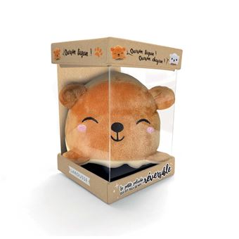 La petite peluche ours réversible qui dit tout de moi !