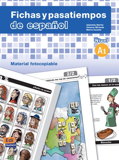 Fichas y pasatiempos de espano