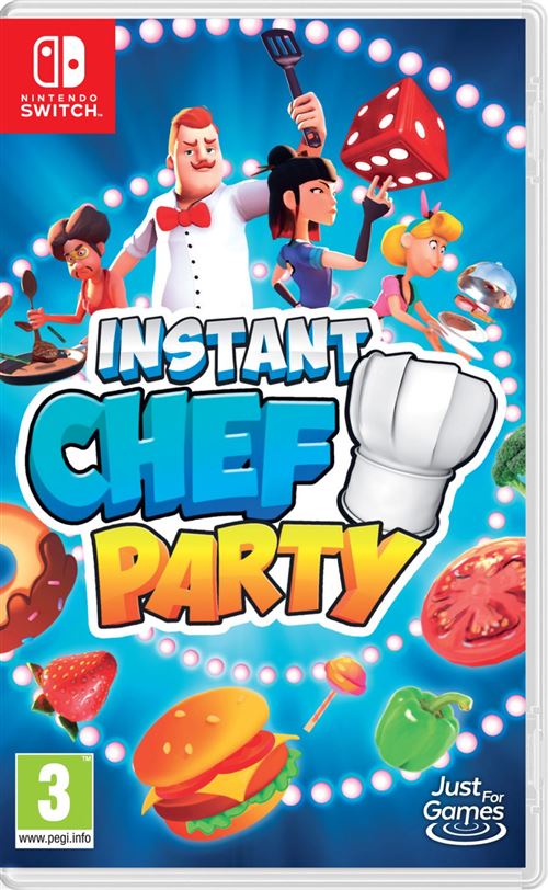 Pochette avant du jeu Instant Chef Party Nintendo Switch