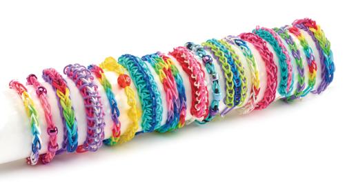 Les nouveautés Cra-Z-loom : un métier à tisser pour faire des bracelets ou  créations de folie et des personnages en élastiques !