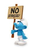 Figurine de collection Schtroumpf Pancarte : No Stress !