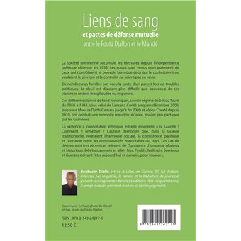 Liens de sang et pactes de défense mutuelle entre le Fouta Djallon et le Mandé
