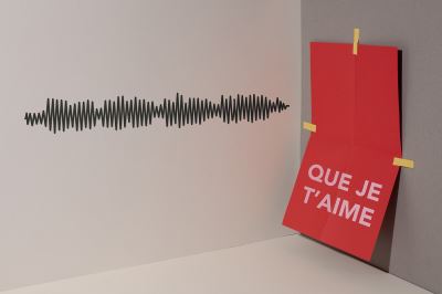 Décoration murale The Line : Que je t’aime – Johnny Hallyday