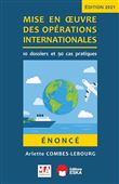 Énoncé - Mise en oeuvre des opérations internationales