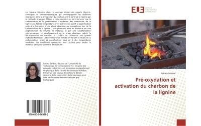 Pre-oxydation et activation du charbon de la lignine