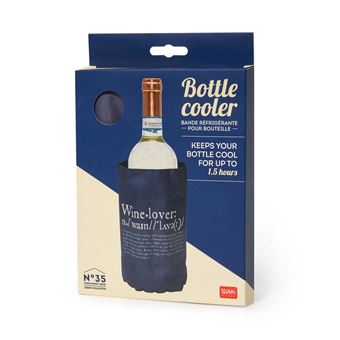 Bande réfrigérante pour bouteille Legami Wine lover Bleu