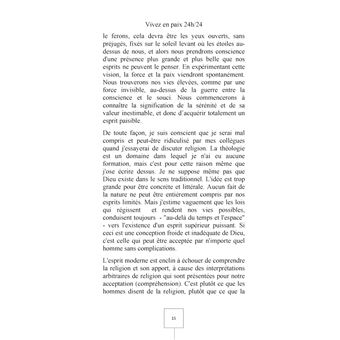 Vivez en paix 24h sur 24