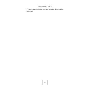 Vivez en paix 24h sur 24