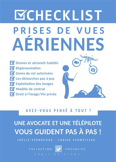 Checklist Prises de vues aériennes - Carine Schweitzer - broché