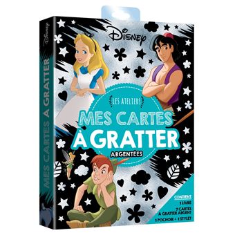 DISNEY - Pochette Les Ateliers - Mes cartes à gratter argentées