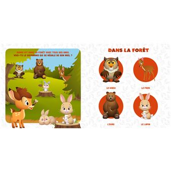 DISNEY BABY - Mes Premiers Puzzles - Les animaux - Imagier Puzzle 4 pièces