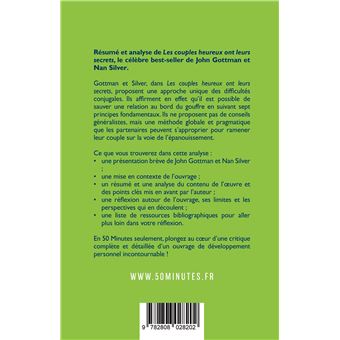 Les couples heureux ont leurs secrets (Résumé et analyse de Sheryl Sandberg)