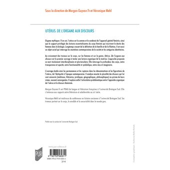 Utérus. De l'organe aux discours