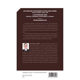 Dictionnaire interarmées d'artillerie guidée et dictionnaire NRBC