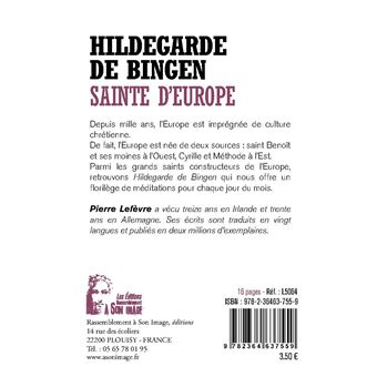 Hildegarde de Bingen - Sainte d'Europe - L5064