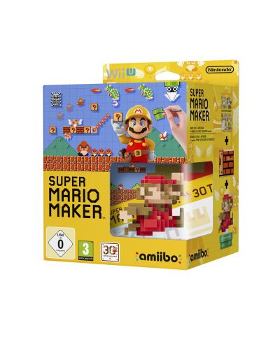 Pack Nintendo Super Mario Maker Artbook et Figurine Amiibo Wii U