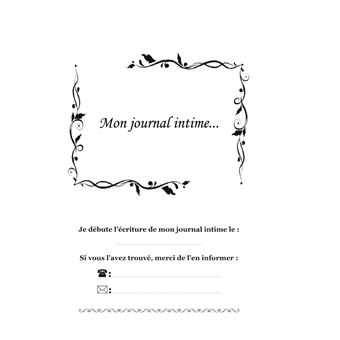 Mon journal intime...