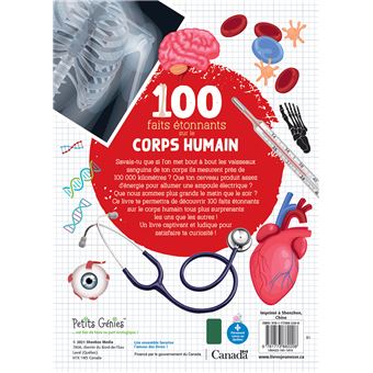 100 faits étonnants sur le corps humain
