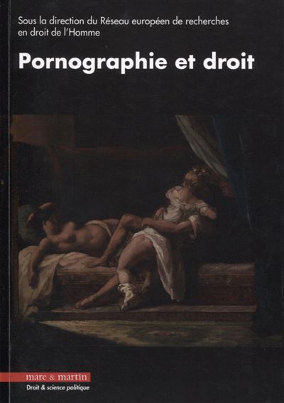 Pornographie et droit -  Rerdh - broché
