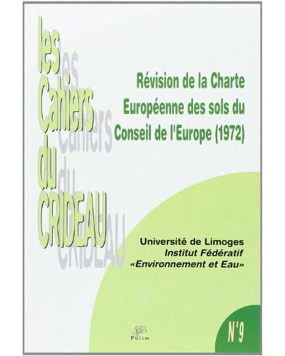 Révision de la charte européenne des sols du conseil de l'Europe