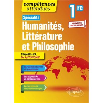 Spécialité Humanités, Littérature et Philosophie - Première - nouveaux programmes