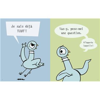 Le pigeon doit aller à l'école !
