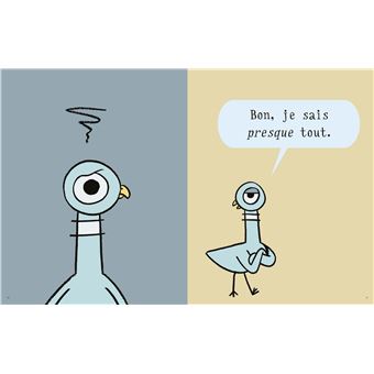 Le pigeon doit aller à l'école !