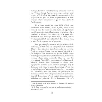 20 ans chez les Témoins de Jéhovah