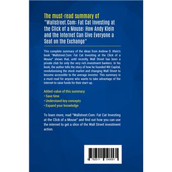 Summary: Wallstreet.Com: Fat Cat Investing at the Click of a Mouse